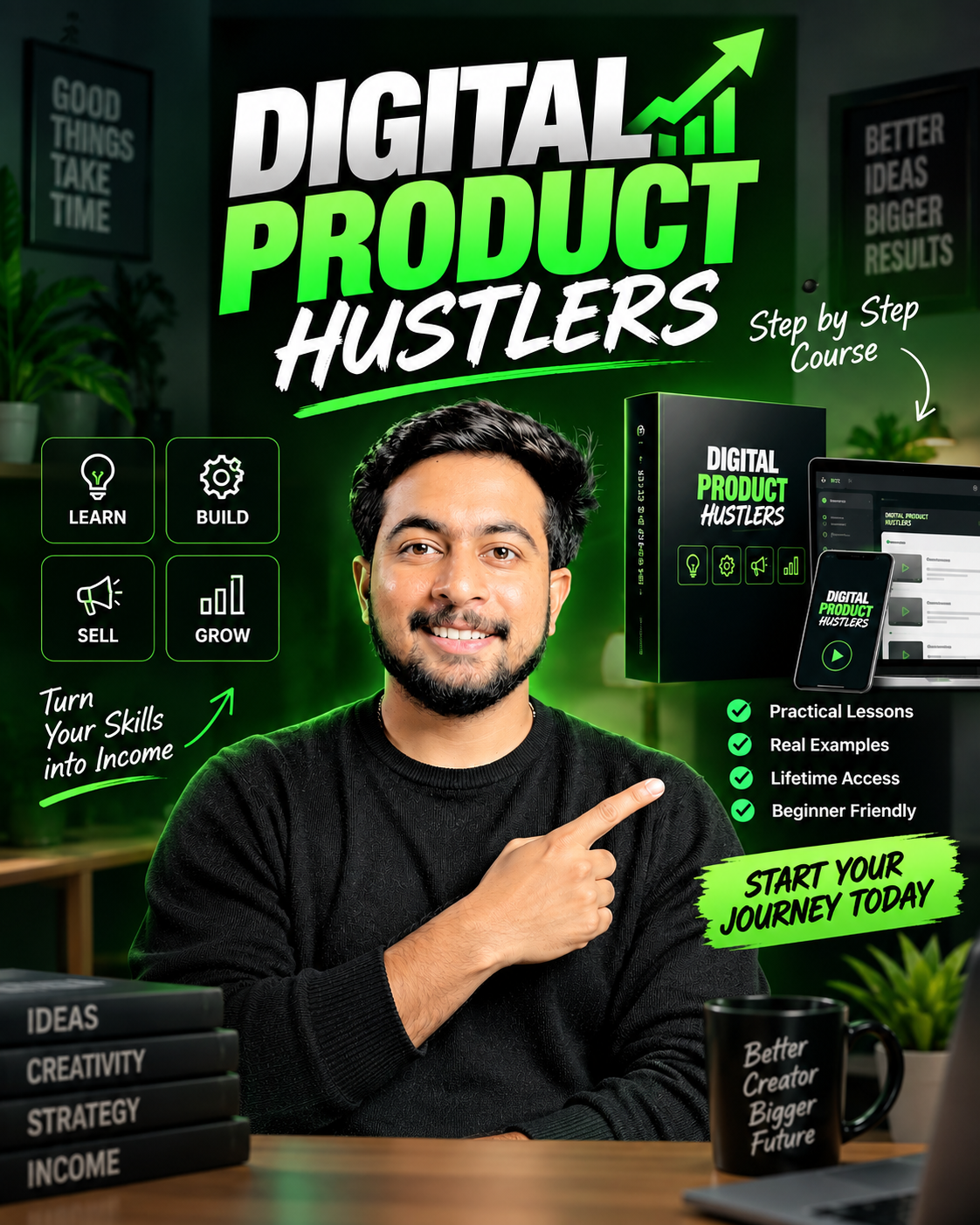 Digital Product Hustlers course